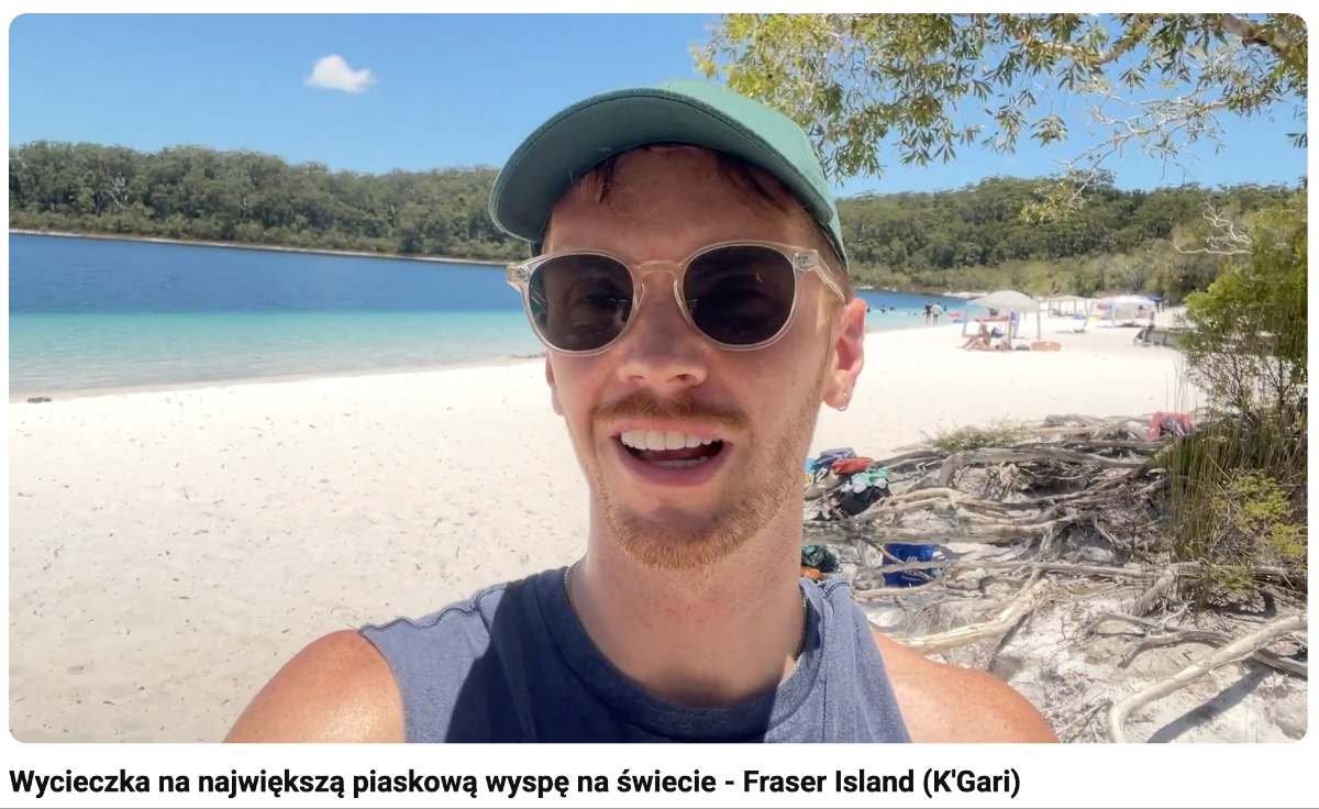 moje doświadczenie i krótki reportaż z jeziora McKenzie podczas wycieczki na wyspę Fraser