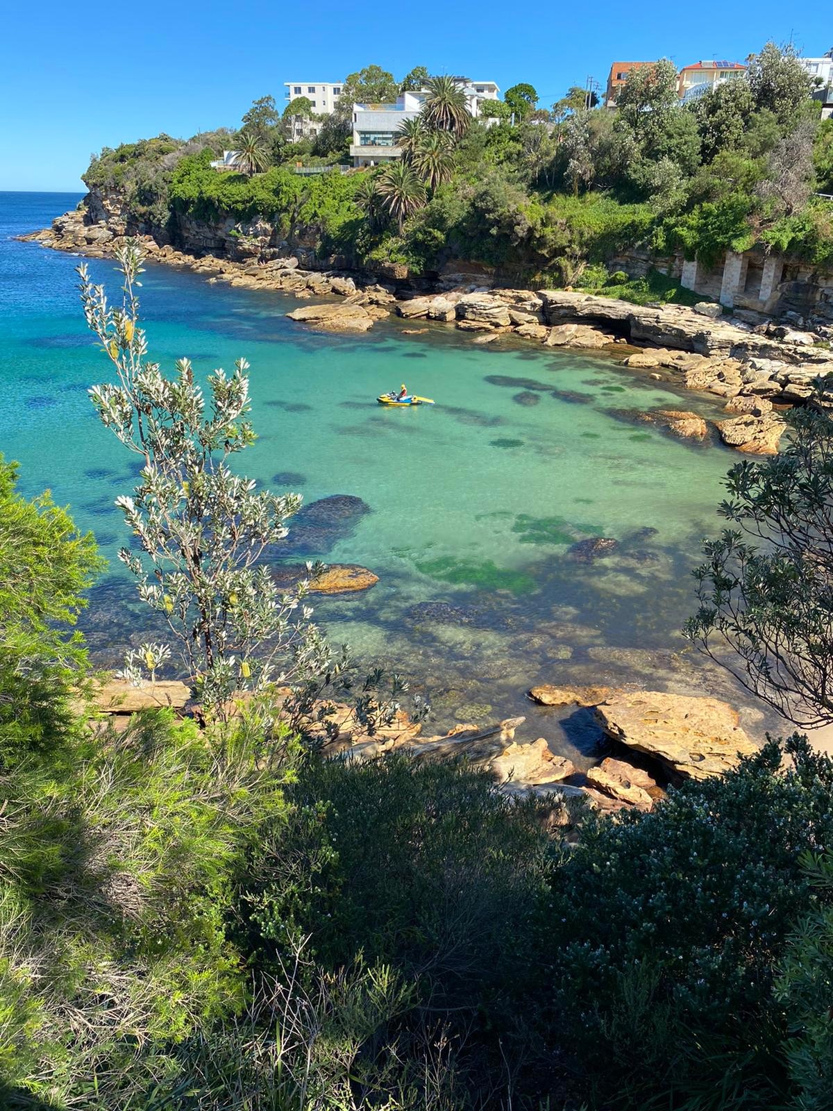 Trasa spacerowa Bondi do Coogee, zatoczka Gordons Bay w Sydney