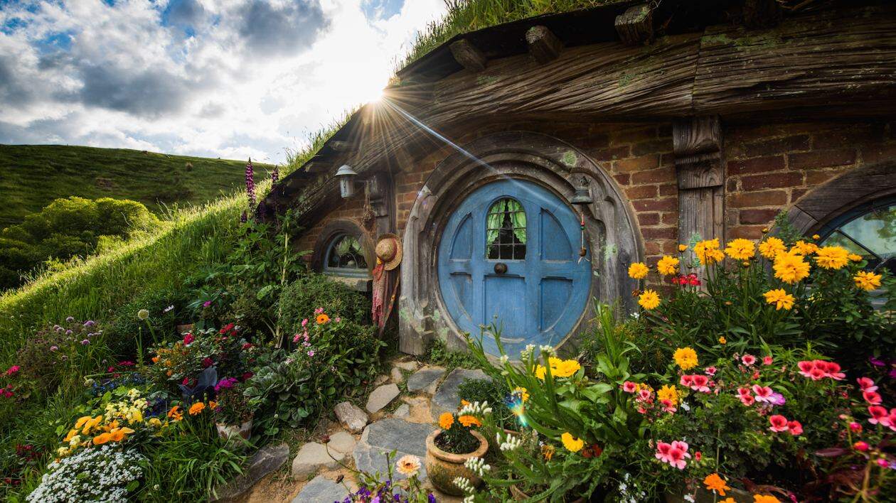 Hobbiton wycieczka – plan filmowy Władcy Pierścienia™ i wnętrza Hobbit Holes™
