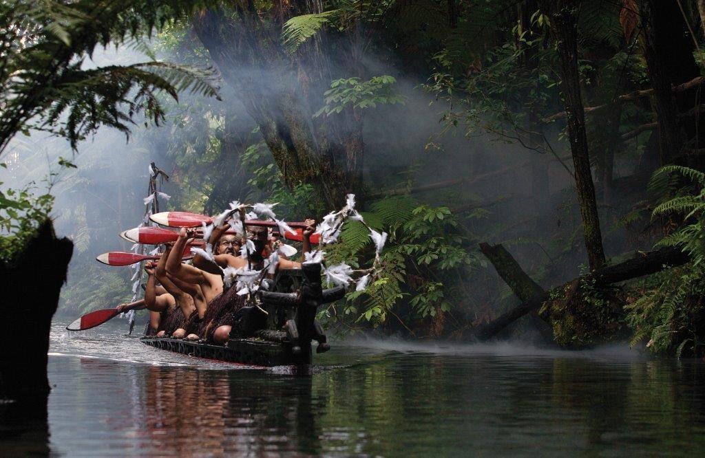 nocny-las-rotorua-zrobaki-swiecace-mitai-maori-village