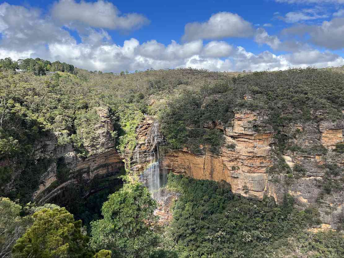 wodospad Wenthworth w Górach Błekitnych