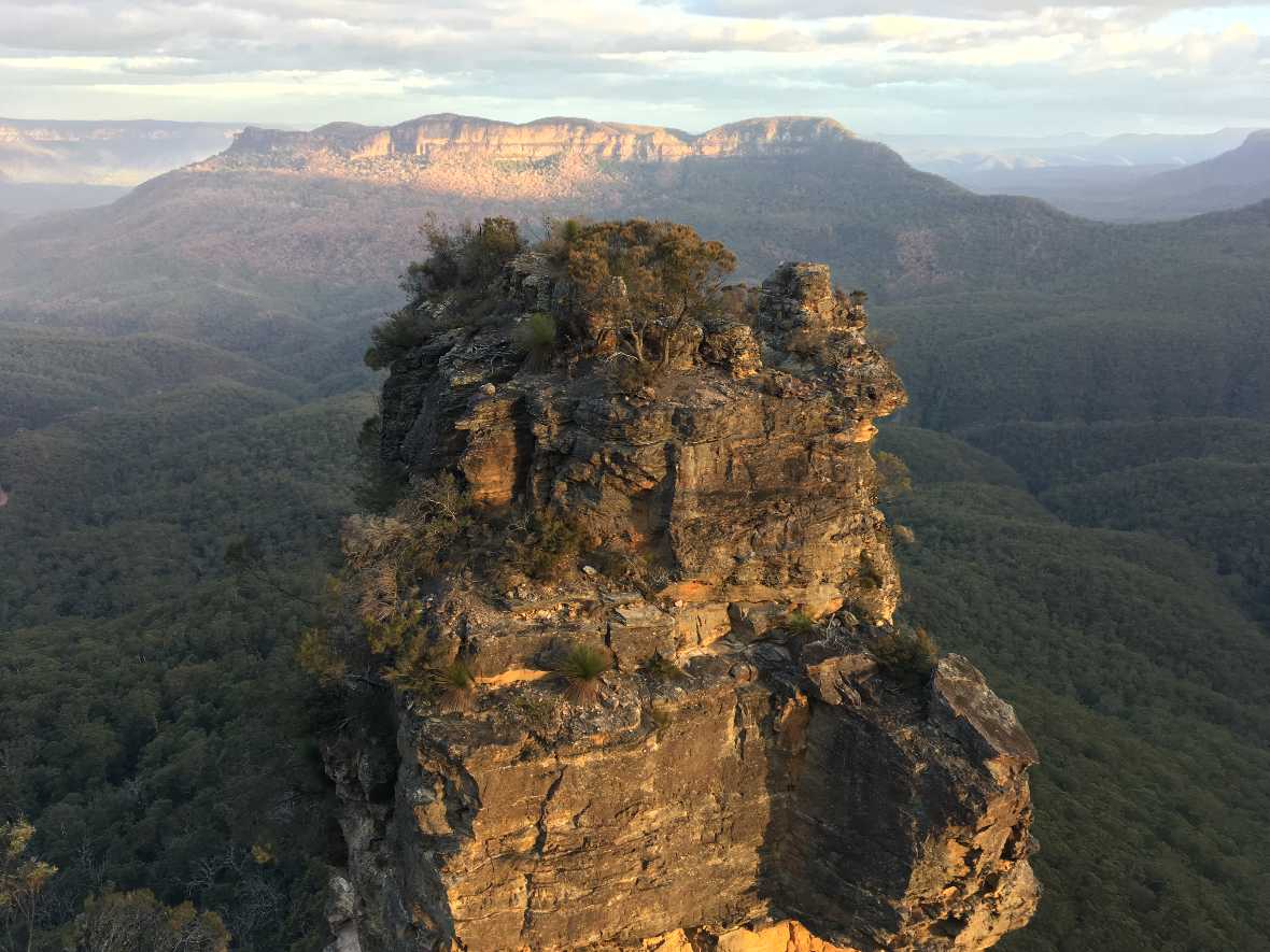 punkt widokowy podczas wycieczki w Góry Blekitne z Sydney