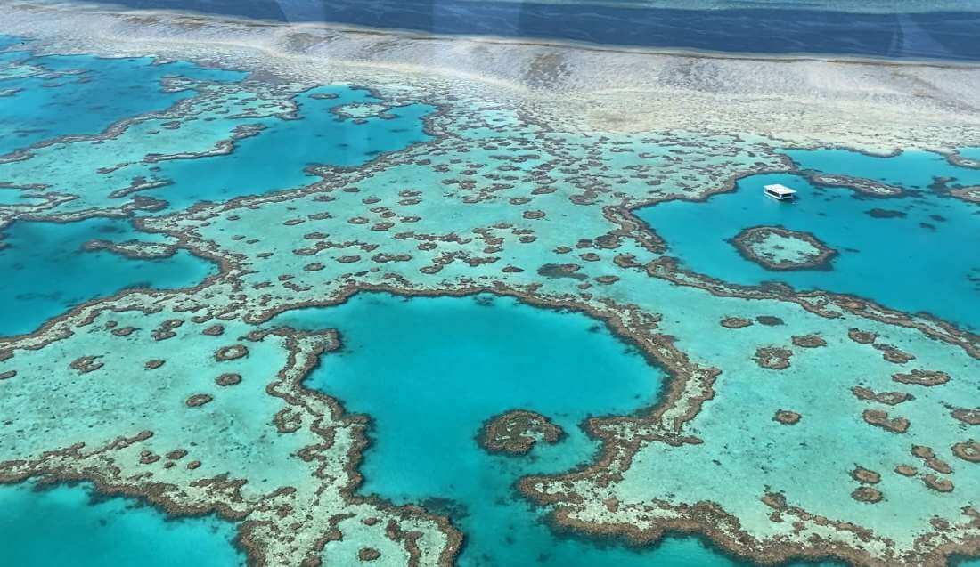 60 minut lotu nad wielką rafa koralowa w australii