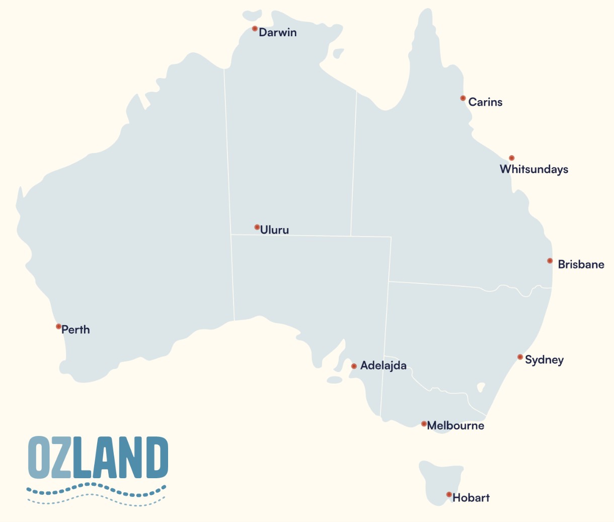 wycieczka do Australii wymaga dobrego zaplanowania i znajomości mapy