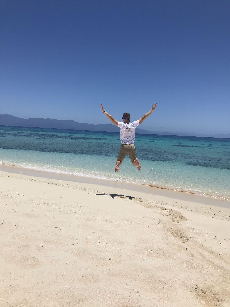 widoki podczas wycieczki na Wielką Rafę Koralowa laguna, wyspa koralowa