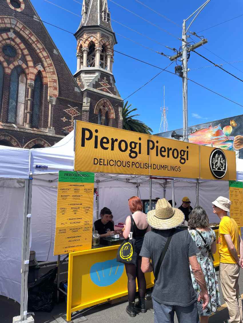 targ uliczny w Melbourne