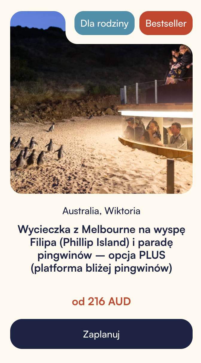 wycieczka na wyspę Filipa z Melbourne