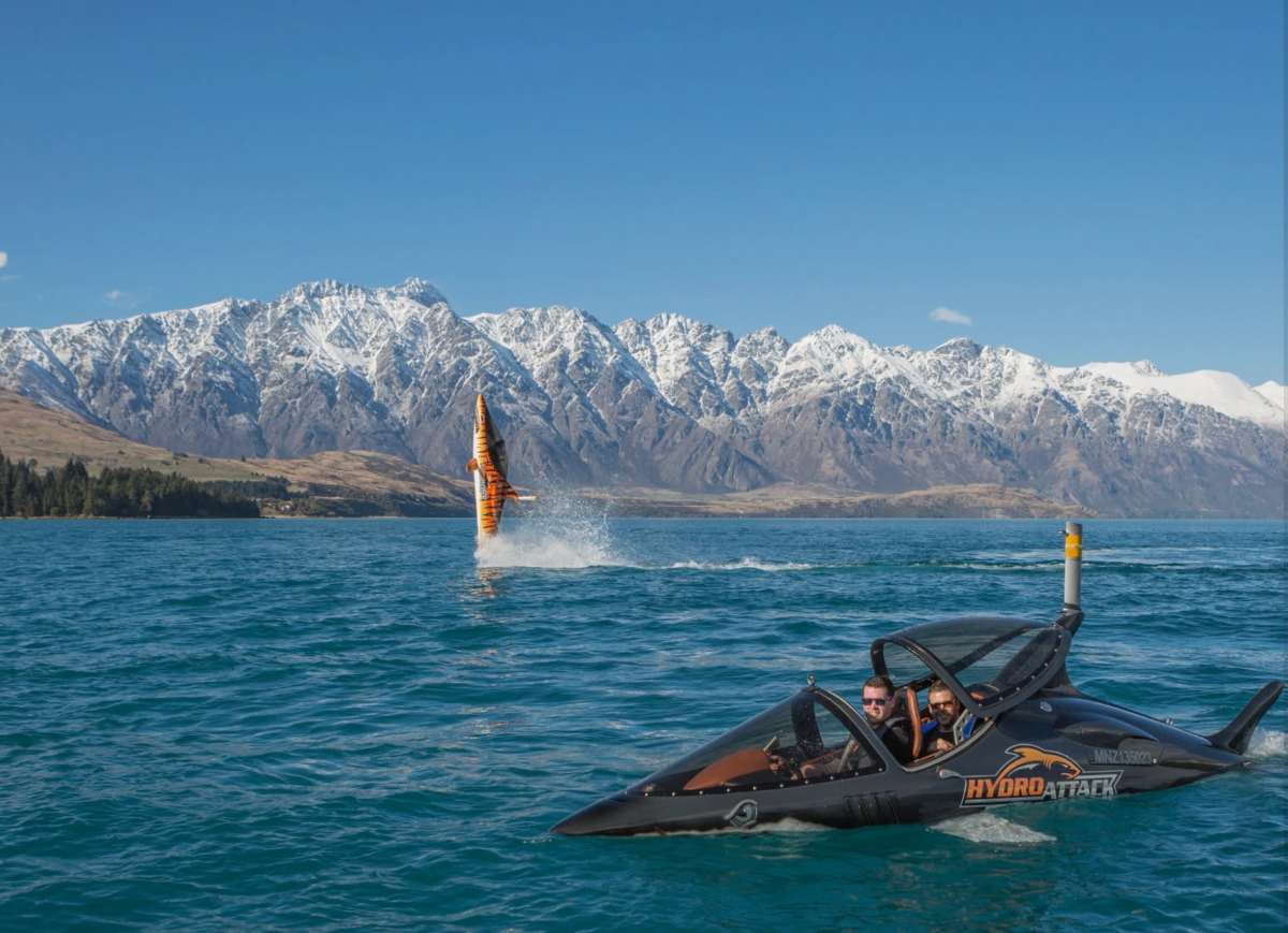 Hydro Attack Queenstown jako atrakcja pełna adrenaliny na Wyspie Południowej Nowej Zelandii