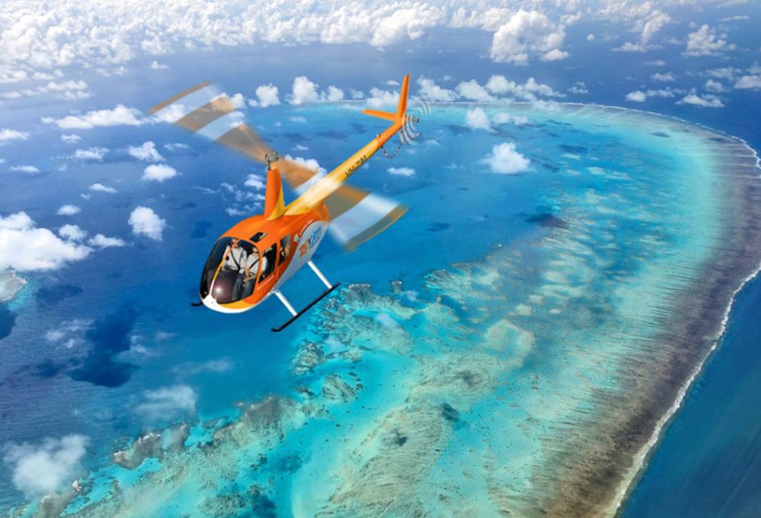 Lot helikopterem nad Wielką Rafą Koralową z Cairns 40 lub 60 minut