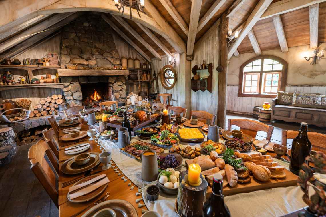 Lunch w The Millhouse podczas rozszerzonej wycieczki Hobbiton Behind the Scenes w Nowej Zelandii